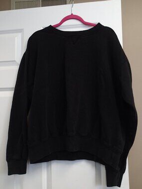 Work n Sport Mens Black Sweatshirt Size XLG